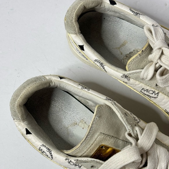 MCM x Puma US8 Classic White Suede Women’s Sneakers - Picture 9 of 16